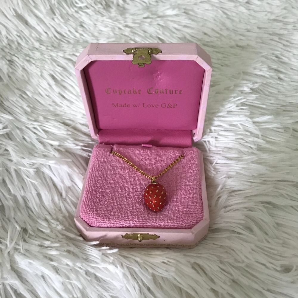 Juicy Couture strawberry necklace
